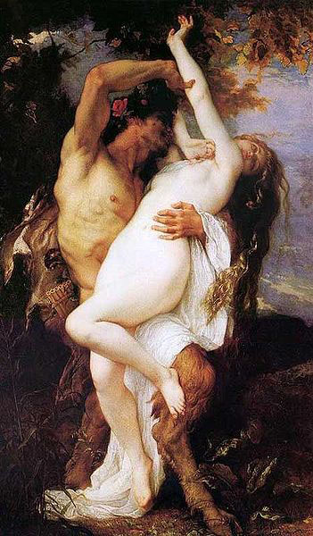 Nymphe et Satyre